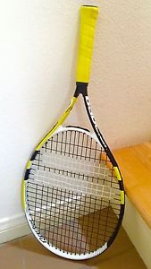 NADAL JR BABOLET 140 TENNIS RACQUET: 3-7/8" GRIP, USED, BUT GREAT CONDITION