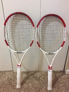Two Wilson Six.One 95s Tennis Racquets 4 1/2