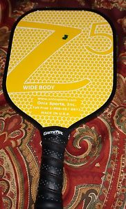 Onix Sports Yellow Composite Z5 Widebody Pickleball Paddle Free Shipping