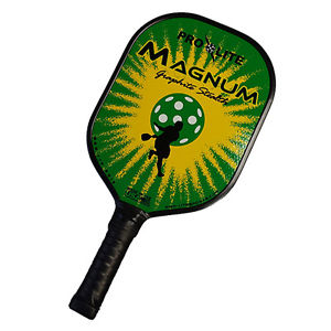Pro-Lite Magnum Graphite Stealth Pickleball Paddle Green------Brand New