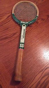 Vintage Wilson Wooden Tennis Racket Stan Smith Championship