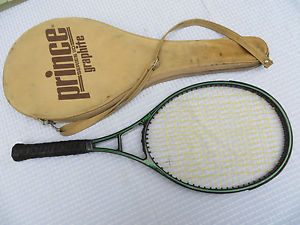 Original Prince Graphite Series 110 Tennis Racquet 4-3/4 Grip 1 Stripe & Cover