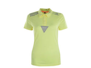 ADIDAS W CLIMACHILL P [ TALLA XS ]TENIS CAMISETA POLO F82161 AMARILLO