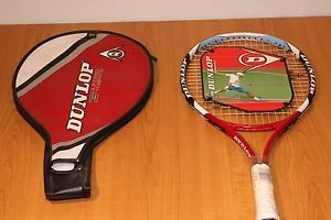 New Dunlop 3 Hundred twenty 3 junior tennis racquet with cover
