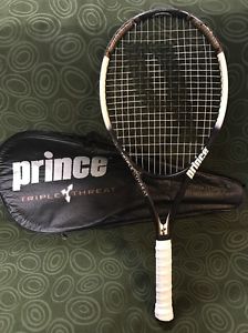Prince Triple Threat Bandit Oversize 110 OS New Grip And Original Case 4 3/8