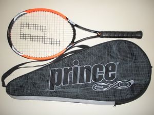 PRINCE TT TRIPLE THREAT DIABLO XP OS 107 TENNIS RACQUET  4 3/8  28" (NEW STRING)