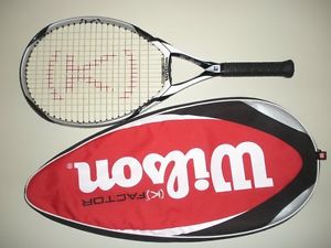 WILSON K-FACTOR K-THREE K3 OS 115 TENNIS RACQUET 4 3/8 27.5"