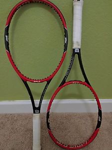 (2x) Wilson Pro Staff 97 LS // 4 3/8 // Two Racquets