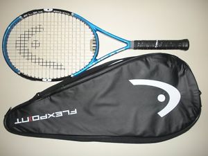 HEAD FLEXPOINT 4  OS 107 TENNIS RACQUET 4 3/8 (NEW STRINGS)