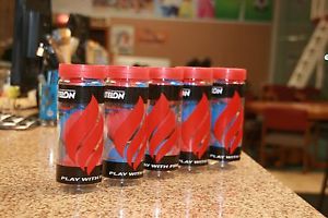 Ektelon Racquetball REVOLUTION RED/BLUE BALLS 5 CANS  of 3-ball TUBES: 15 balls