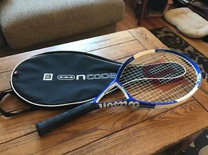 Wilson Ncode N4 Oversize Tennis Raquet 4 3/8 hs3