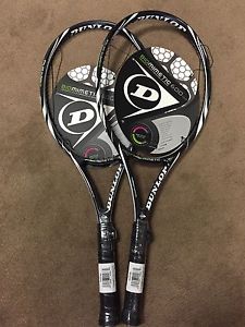 2X NEW Dunlop BIOMIMETIC 600 TOUR (16x19) Tennis Racquet Unstrung Size 4 1/4"