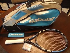 Babolat Drive Max 110 Tennis Racquet w/ 6 Racquet Bag + Extra Grip Tapes