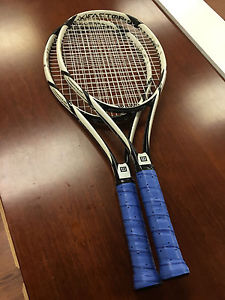 Wilson K Factor K Six.Two PAIR of Tennis Racquet Racket 4 3/8" L3