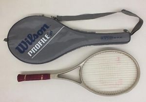 Vintage Wilson Profile 2.7si 95 Sq In Tennis Racquet w/4 3/8" Grip & Case MINTY