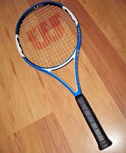 Wilson N Code N Fury OS 110 4 3/8 Grip Tennis Racquet NCode NFury - Excellent