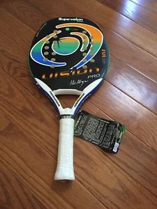 VISION PRO 'Super Carbon' Platform Beach Paddle Tennis Raquet Rachette