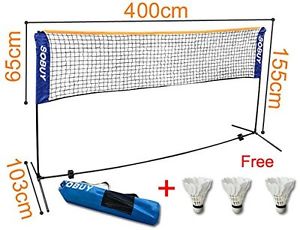 SoBuy Height Adujstable Badminton Net , Tennis Volleyball Net with Stand / Frame