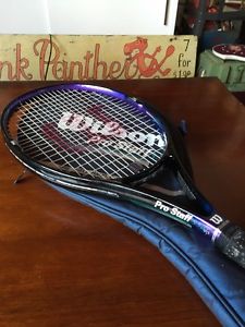 Wilson Pro Staff 5.5 Tennis Racquet With Racket Case Bag 41/2 L4 Nice Condition