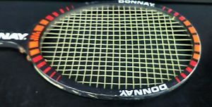 Vintage DONNAY Borg Pro Original Wooden Light 4 Tennis Racquet Leather Grip