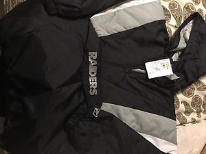 Raiders XL  Women's Reebok Bomber Jacket