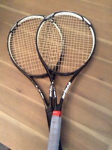 Two Prince O3 White Tennis Racquets