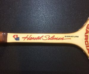 Vintage Garcia Harold Solomon Signature Wooden Tennis 4 1/4” L Racquet, Racket