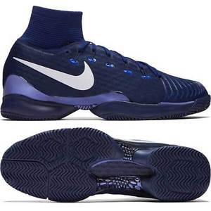 Nike Air Zoom Ultrafly HC QS Tennis Shoes Size 9 Royal Blue Metallic Flyknit New