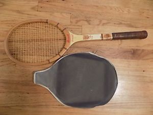 Vintage Billie Jean King Autograph Tennis Racquet Wood Bancroft Racket USA Made