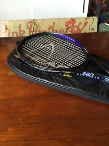 Head 660 Atlantis Tennis Racquet Racket 41/2 Nice Shape With Case Bag