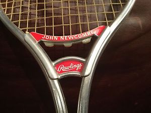 VINTAGE RAWLINGS JOHN NEWCOMBE "TIE BREAKER" TENNIS RACQUET With cover