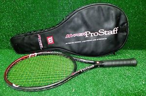 WILSON HYPER CARBON PRO STAFF STRETCH 5.0 4 5/8 L5 Tennis Racquet FREE Ship!
