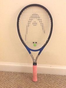 Head Ti. S1 Titanium Ti S1 Tennis Racket Blue Black Extra Long Grip 4 1/4 Nice!