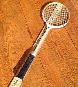 VINTAGE SLAZENGER FLIGHT COMMANDER TRIPLE CROWM BADMINTON RACQUET
