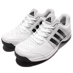 adidas Barricade Approach STR White Black Mens Tennis Shoes Sneakers AQ2279