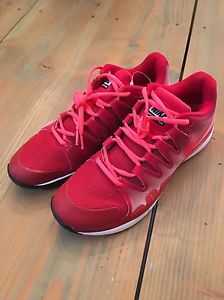 Nike Zoom Vapor 9.5 Tour - Size 9 - Federer - Gym Red / Hyper Punch 631458-661