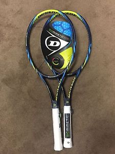 2X NEW Dunlop BIOMIMETIC 200 LITE (16x19) Tennis Racquet Unstrung Size 4 3/8