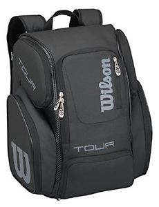 New Model 2016 Wilson tour V backpack Large Tennis Racket Bag Black