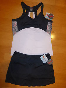 New Bolle Women's Tennis Top and Skort Set Size L