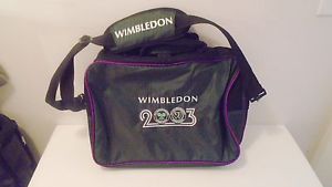 BRAND NEW LIGHTWEIGHT 2003 PURPLE / GREEN WIMBLEDON SHOULDER BAG- 17" x 5" x 11"