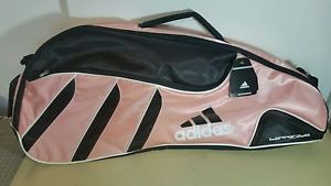 Adidas Barricade IV Tour 3 Racquet Bag, Pink/Black,One Size Fits All, New w/tags
