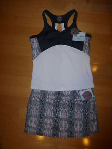 New Bolle Women's 2pc Tennis Top and Skort Set Size L