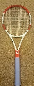Wilson six one 95s 4 3/8 grip. Strung with Wilson Spin Effect Hybrid