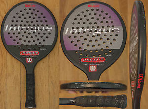 (1) Wilson INTRIGUE 4 1/4, L2 Platform Tennis Paddle