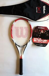 Wilson Tennis Racquet K Factor - KBold 4 3/8 - Never Used- Includes Bag