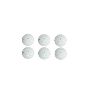 NEW Approved 40 Hole White Outdoor Pickleballs  6 FREE SHIPPING