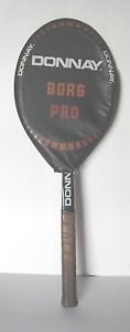 Donnay Borg Pro Standard head Tennis Racquet With Cover - Wood - Made In Belgium