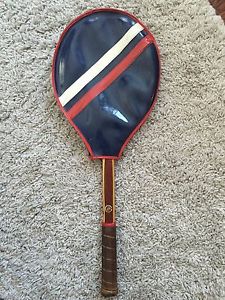 Vintage Tennis Racket Bancroft "Aussie" Wood Laminate