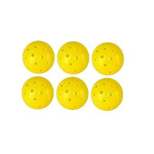NEW 40 Hole Outdoor Pickleballs USAPA Approved 6 FREE SHIPPING