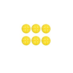 NEW 40 Hole Yellow Indoor/Outdoor Pickleballs 6 FREE SHIPPING